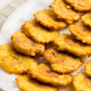 🍽️ Tostones Twice-Fried Green Plantains